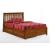 Spices Solstice Wood K-Series High/Low Platform Bed, Full Size