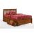 Spices Solstice Wood K-Series High/Low Platform Bed, Full Size