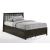 Spices Solstice Wood K-Series High/Low Platform Bed, King Size