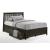 Spices Solstice Wood K-Series High/Low Platform Bed, Queen Size