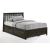 Spices Solstice Wood K-Series High/Low Platform Bed, Full Size