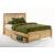 Spices Solstice Wood K-Series High/Low Platform Bed, King Size
