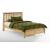 Spices Solstice Wood K-Series High/Low Platform Bed, Queen Size