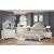Sonia Bedroom Set with Faux Leather Upholstered Headboard & Storage Drawers