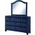 Sophia Velvet/Wood Regular Bedroom Set