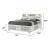 Soul Wood Panel Storage Bedroom Set w/LED Light