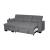 SP260 Fabric Convertible Sectional Sofa Sleeper L-Shaped