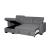 SP260 Fabric Convertible Sectional Sofa Sleeper L-Shaped