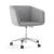 Meg Armchair, 5-star Base w/Castors