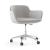 Danae Armchair, 5-star Base with Castors