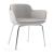 Danae Armchair, Chromed 4-leg Base