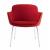 Danae Armchair, Chromed 4-leg Base