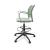 Spacio Polypropylene Gaslift Swivel Office Draughtman Armchair