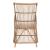 Spindle Rattan/Fabric Dining Chair