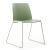 Polytone L Conference Chair w/Plastic Shell & Powder Coated Wire Steel Frame on Glides