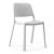 Polytone O 4 Legs Plastic Chair w/Transparent Soft Plastic Glides