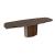 Yoroi Metal/Ceramic/Veneer Rectangular Extendable Dining Table w/Rounded Corners