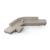 Soft Rock Curved One-Sided Seater Combination w/Central Side Armrest w/Power Socket, Configuration 1