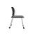 Aura Visitor Chair, 4-leg Base w/Castors
