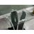 Staten Glass/Metal End Table