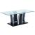 Staten Glass/Metal Coffee Table Set