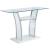 Staten Glass/Metal Sofa Table