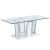 Staten Glass/Metal Coffee Table Set