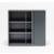 Basic Office Tambour Cabinet w/Lockable Door