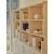 Standard Office Half-Bookcase w/Lockable Doors & Open Shelves