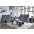 Studio Cave Polyester Power Reclining Living Room Set