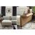 Stuttgart Fabric/Leather U-Shaped Sectional, Right Facing Chaise