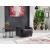 Bennett Fabric/PU Storage Sleeper Armchair