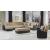 Luna Fabric/PU Storage Sleeper Modular Sectional Sofa, Configuration C