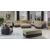 Luna Fabric/PU Storage Sleeper Modular Customizable Sectional Sofa