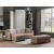 Tahoe Fabric Storage Sleeper Reversible L-Shaped Sectional Sofa