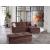 Vision Reversible Sleeper Chenille Fabric L-Shaped Sectional Sofa