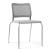 Wait Conference Chair w/Chrome-Plated Four-Leg Steel Frame