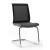 Eva Visitor Chair w/Black Plastic Body & Chromed Steel Base