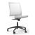 Eva Task Chair w/Plastic Chair Body in White