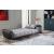 Duru Fabric/PU Storage Sleeper Sofabed