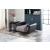 Duru Fabric/PU Storage Sleeper Armchair