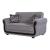 Surf Ave Fabric Storage Sleeper Loveseat