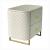 Timeless 2-Drawer Vinyl Upholstered Storage End Table
