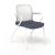 Wind 4-Leg Frame Office Conference Armchair