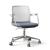 Wind Low Back Swivel Office Armchair w/Hard Plastic Armrest Pads & Castors