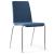 Moon Stackable Conference Chair w/Chromed Steel 4-Leg Frame