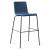 Moon High Chair w/Powder-Coated 4-Leg Steel Frame