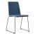 Moon Stackable Conference Chair w/Powder Coated Wire Steel Frame