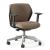 OFY Low-Back Task Office Chair w/1D Adjustable Armrests, Black Frame
