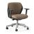 OFY Low-Back Task Office Chair w/3D Adjustable Armrests, Black Frame